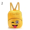 Expression plush toys, kindergarten schoolbags, children's backpacks, cute expression and adorable bags, Jinquan 0801 booth Specification image